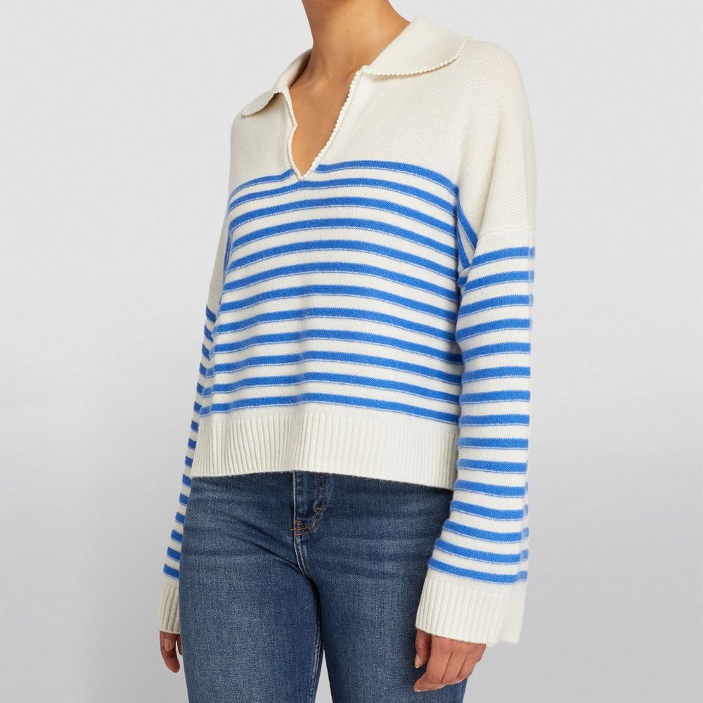 Maje Cashmere Stripe Sweater
